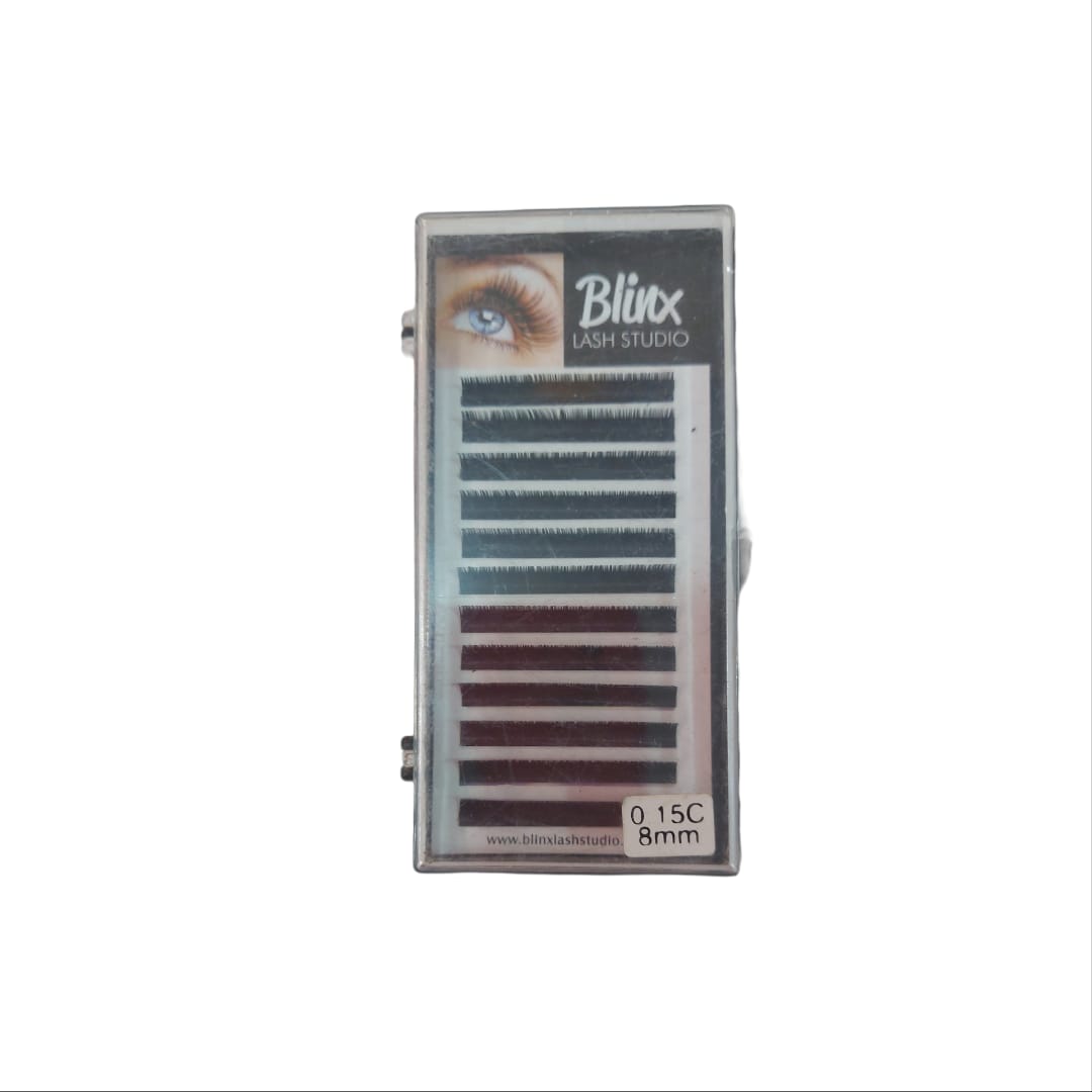 Extensiones de Pestañas Pelo a Pelo de 0.15 curva C de 8 mm - 30